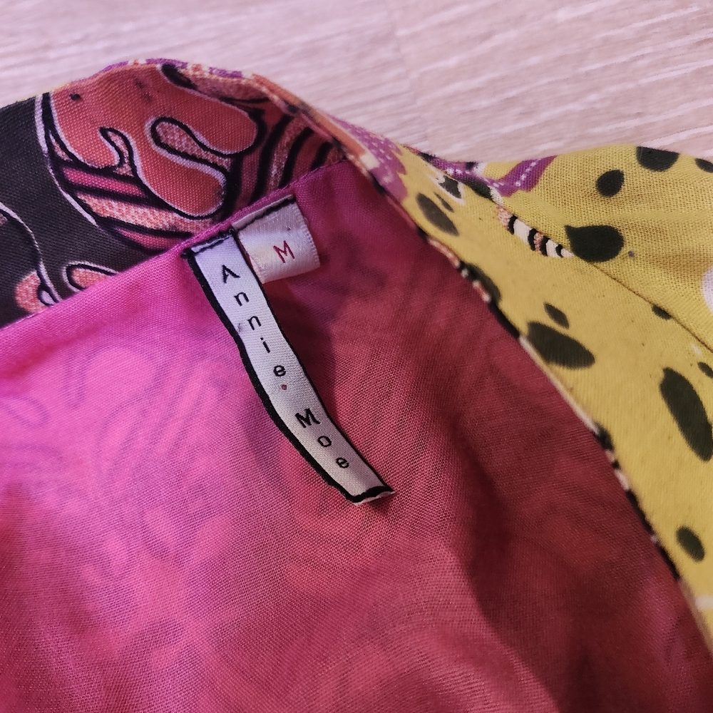 Splater Shapes Vibrant Multicolor Patterned Jacke… - image 6